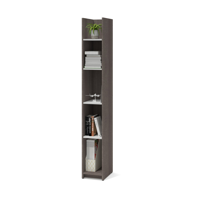Oneybrook Bookcase, Dark Grey/White