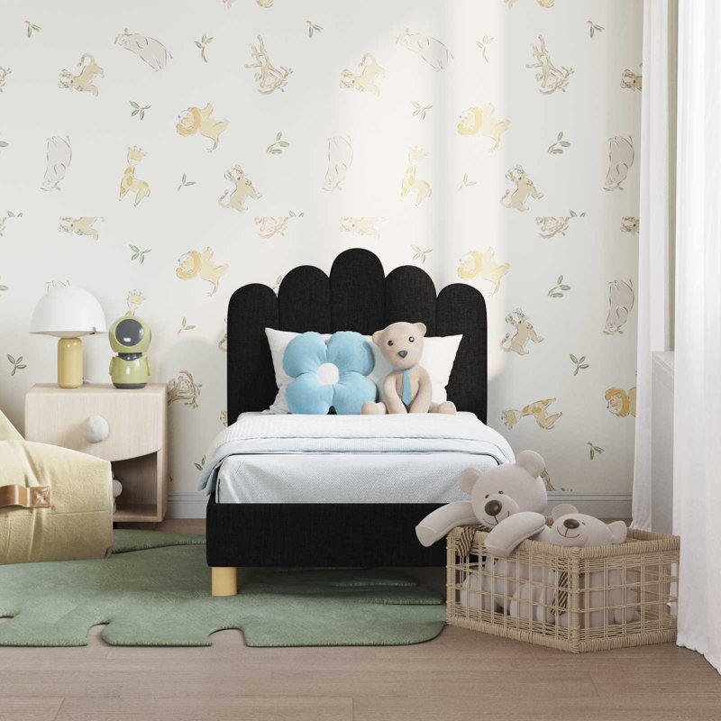 Bed Frame, Cot Bed / Toddler (70 x 140cm), Black