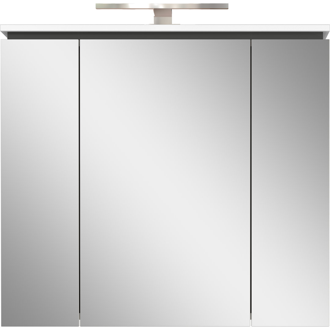 70 x 74 cm Badschrank Lorryann