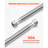 Water Heater Kit, 24 Inch Length Water Heater Flex Connector, Waters Heaters Installation Kit with 3/4" FIP x 3/4" FIP Inlet & Outlet Connection for Bathroom, Kitchen, Laundry Room, Boiler Room