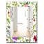 Miroir mural fleur 49-40101528