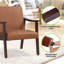 Chaise d'appoint rembourrée en cuir synthétique Samip, canapé simple avec fauteuil moderne pour le salon ou le bureau personnel-1943193969