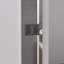 44 - 48 "X76" Porte de salle de bain coulissante avec quincaillerie, verre trempé transparent 1/4 "(6Mm), cadre en aluminium, conception sécuritaire, emballage solide