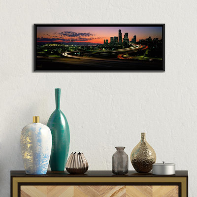 Reproduction de photo sur toile panoramique, Puget Sound et Seattle, États-Unis
