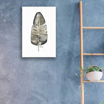 «Modern Palm 1» par Stellar Design Studio, art mural en verre acrylique