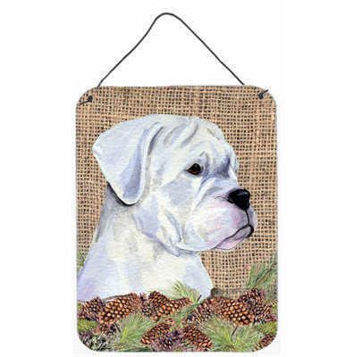 Boxer Painting Print Plaque