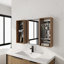 Miroir de salle de bain avec rangement