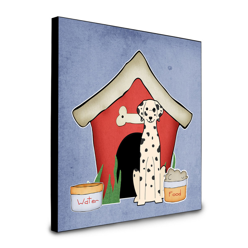 Panneau mural d’art collection dog house Scarvinia, Dalmatien