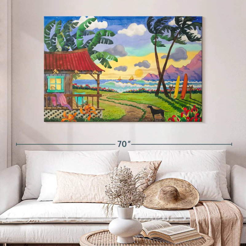 Gillard My Island Paradise II, H 34 po x l 51 po