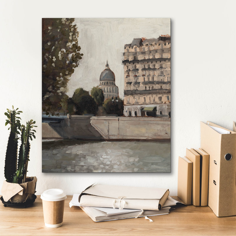  «Rest By The Water» par Marian Parsons, art mural sur toile, 20 po x 24 po