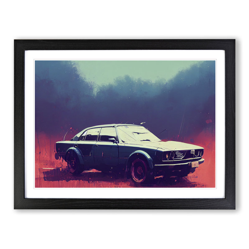 Concept Car Vol.1 - Framed Print, Black, 46cm H x 64cm W x 2cm D