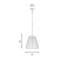 Luminaire suspendu 1 lumière Vilna-1686947264