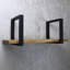 Utility Pine Solid Wood Bracket Shelf