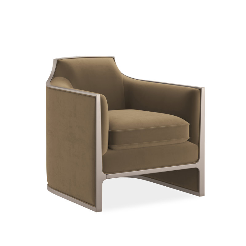 The Cat's Meow Chair, Brown Velvet