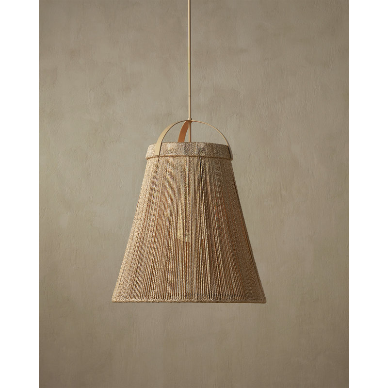 Parnell 1 - Light Pendant, Natural/Beige/Frosted White