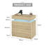 60cm W Manufactured Wood Bedside Table-336336146