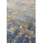 Tapis bleu noué à la main de conception unique nouvel âge 5 pi 6 po x 8 pi 5 po Scribe