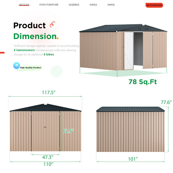 Dimensions du produit