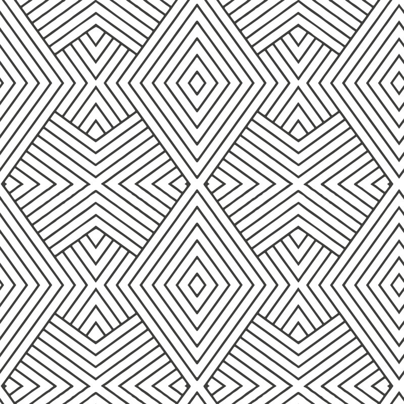 Rouleau de papier peint formation L 10 pi x l 24 po, Noir de jais, Non encollé, Paper