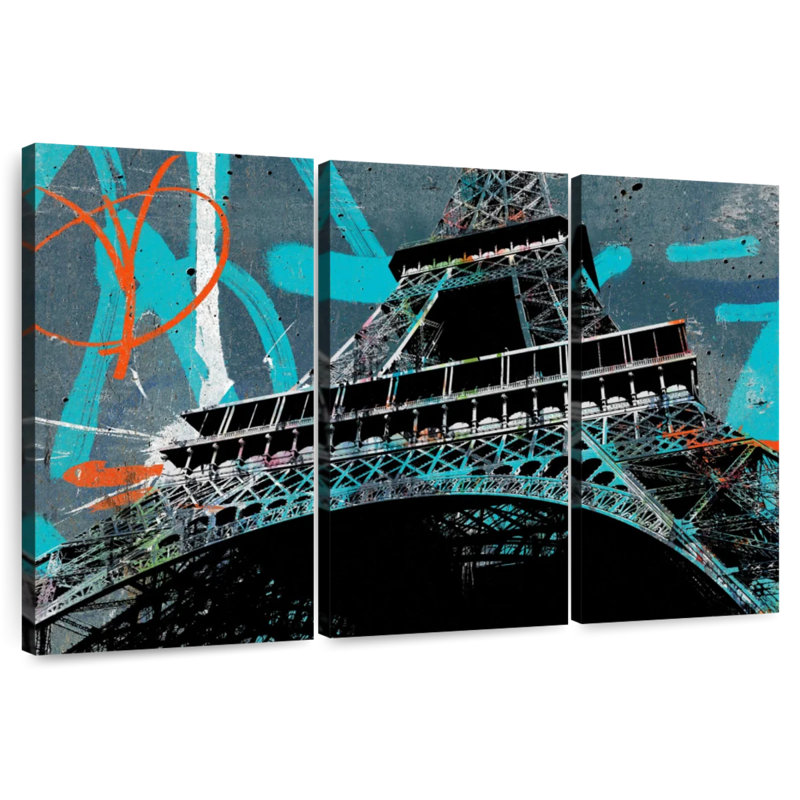 Sebbie Eiffel Tower II, 48" H x 74" W