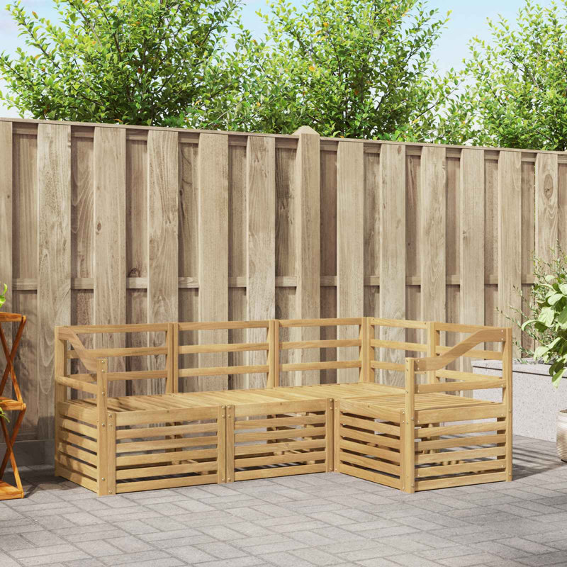 185.5cm Wide Patio Sectional Set