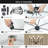 Modern Farmhouse Chandelier With 8-Light Candle Design, Adjustable Height, Dimmable Lighting For Dining Room, Living Room, Bedroom, Entryway-883262537-883262538