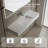 Monblari 47" X 16" Solid Surface Wall Mounted Bathroom Sink Matte White-132520264