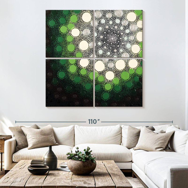 Earth Tone I, 74" H x 74" W