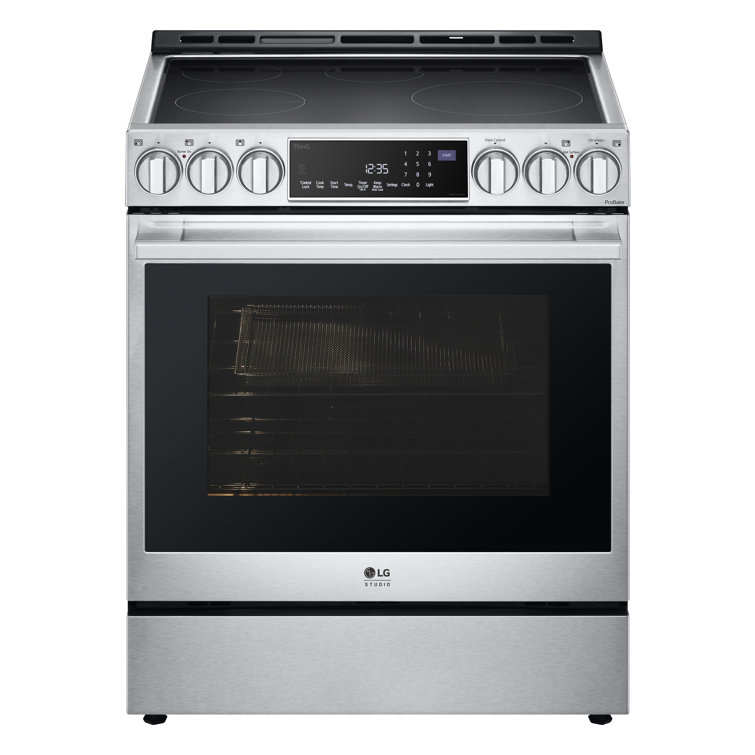 Lg Studio 6.3 Cu. Ft. Instaview Induction Slide-in Range With Air Fry And Air Sous Vide