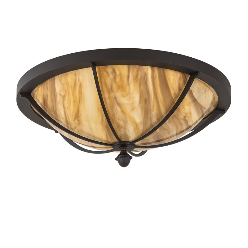 Heyer 3 - Light Flush Mount, 8" H x 20" W x 20" D