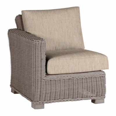Rustic Woven Sectional Left