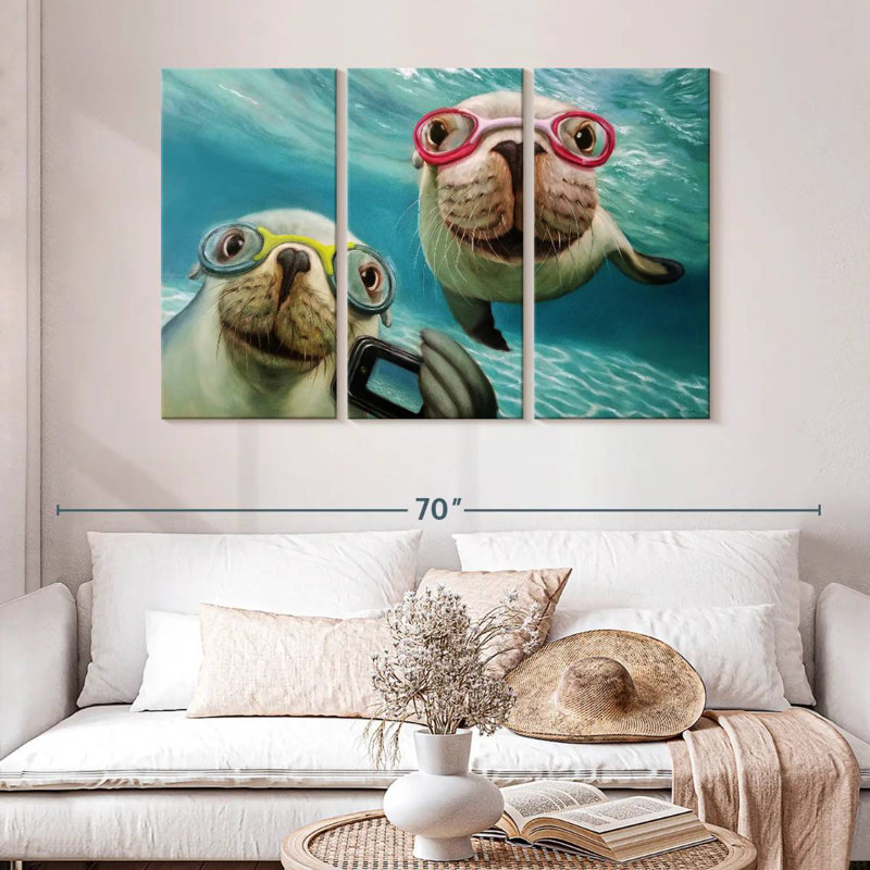 Brampt Underwater Selfie, 32" H x 50" W