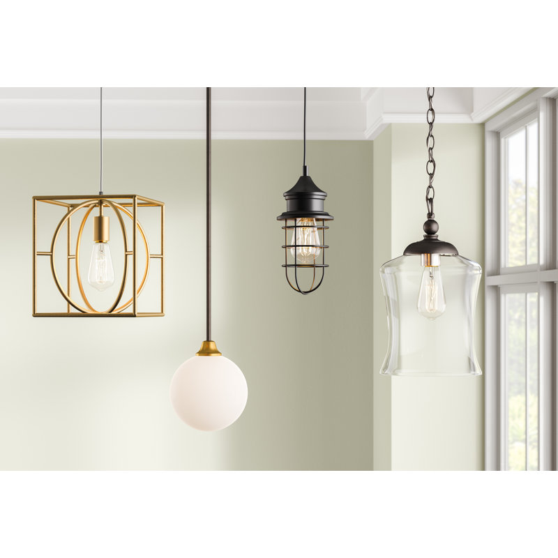 Luminaire suspendu sphère 1 lumière Hallas
