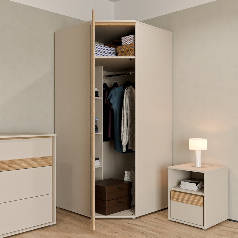 Tamarian 1 Door Manufactured Wood Wardrobe