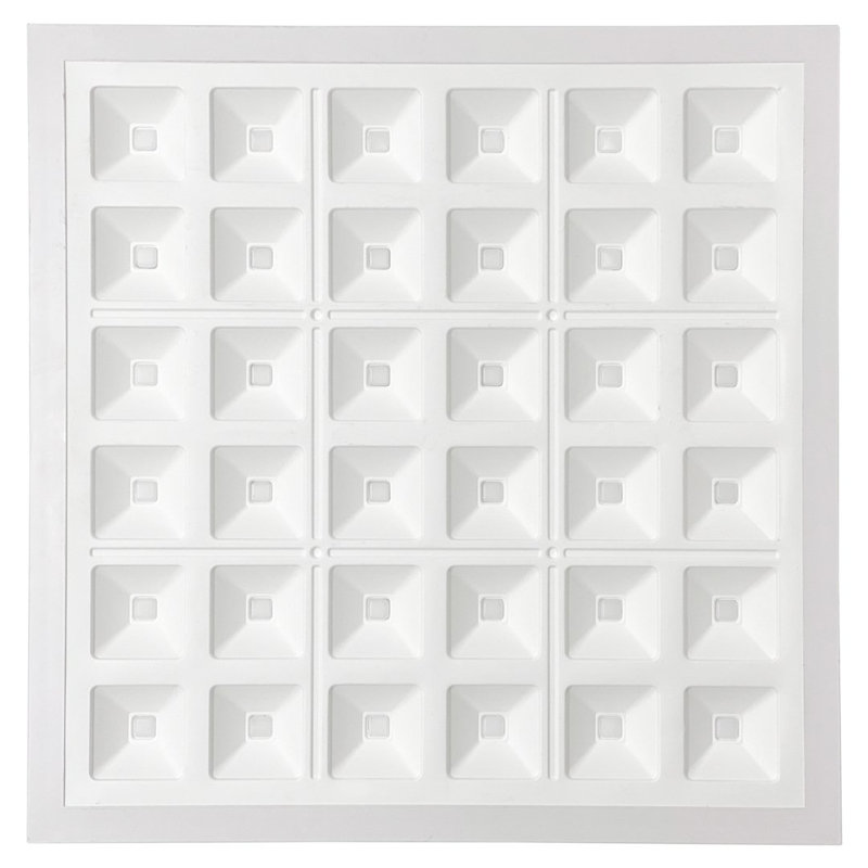Dimmable Square Troffer Ceiling Light, 5000K