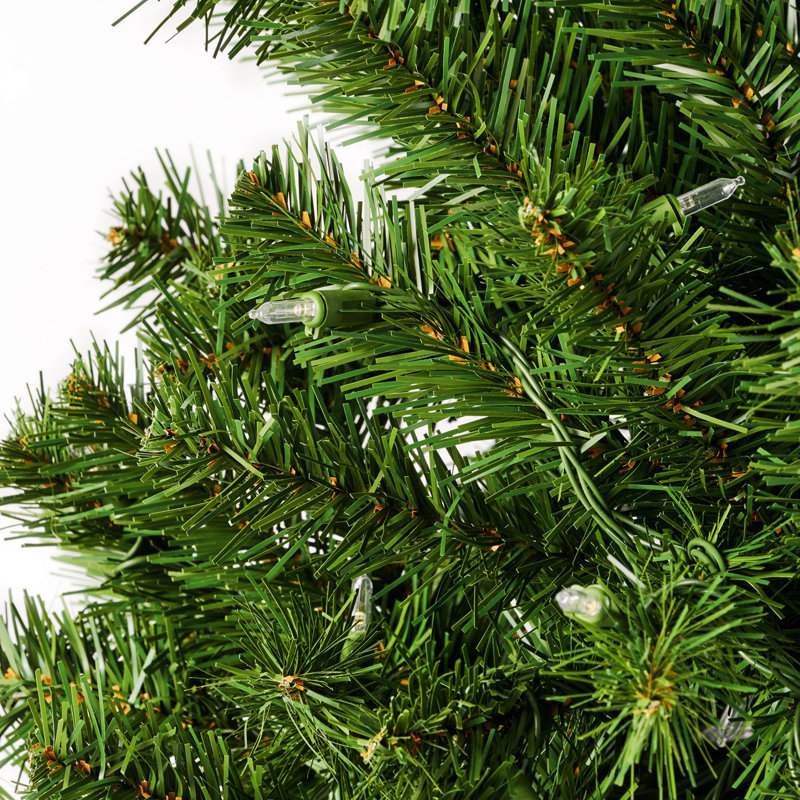 4.5' Hinged Tree With 200 Clear Lights-UL