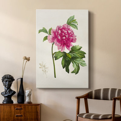 PrettyPinkBotanicalsI -Custom Wrapped Gallery Cavas
