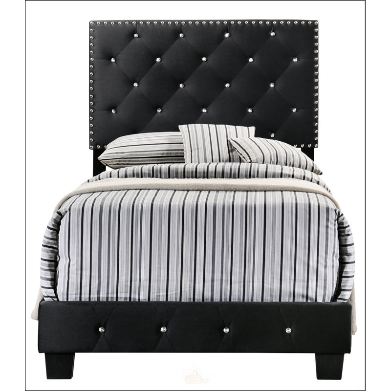 Lit simple chic noir, Lit simple, Noir