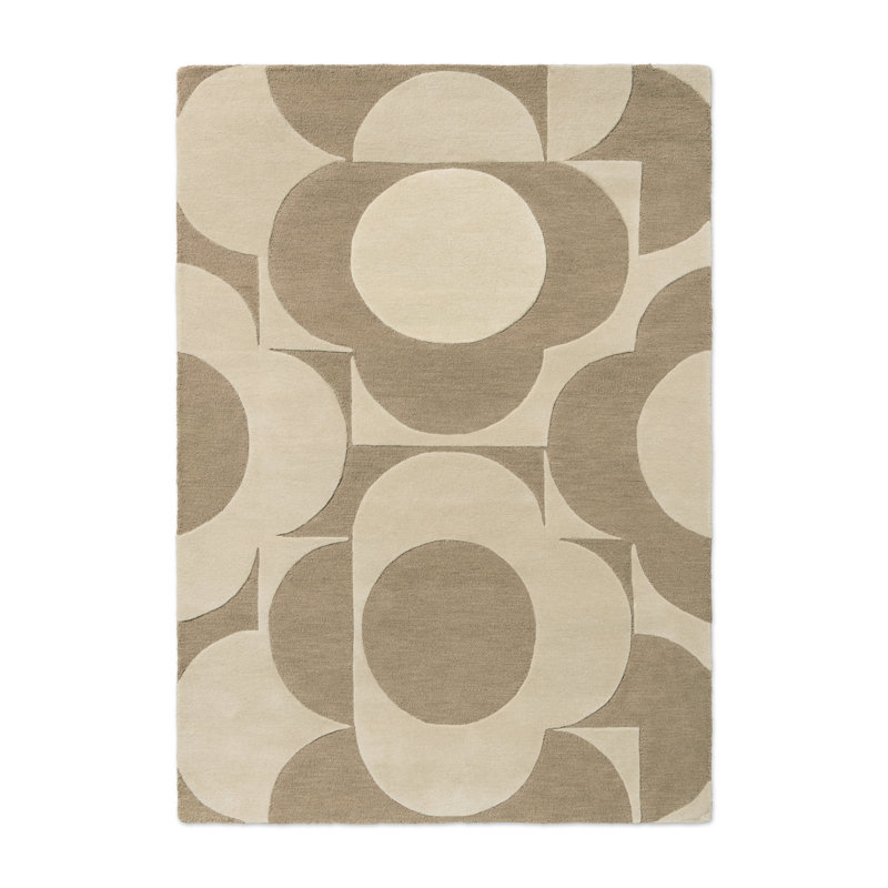 OR Prism Flower Mushroom/Ecru 158009, Rectangle 8'2" x 11'6"