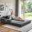 4 In 1 Foldable Floor Loveseat Sofa Couch Corduroy Floor Sofa Bed Compression Cloud Couch-437373551