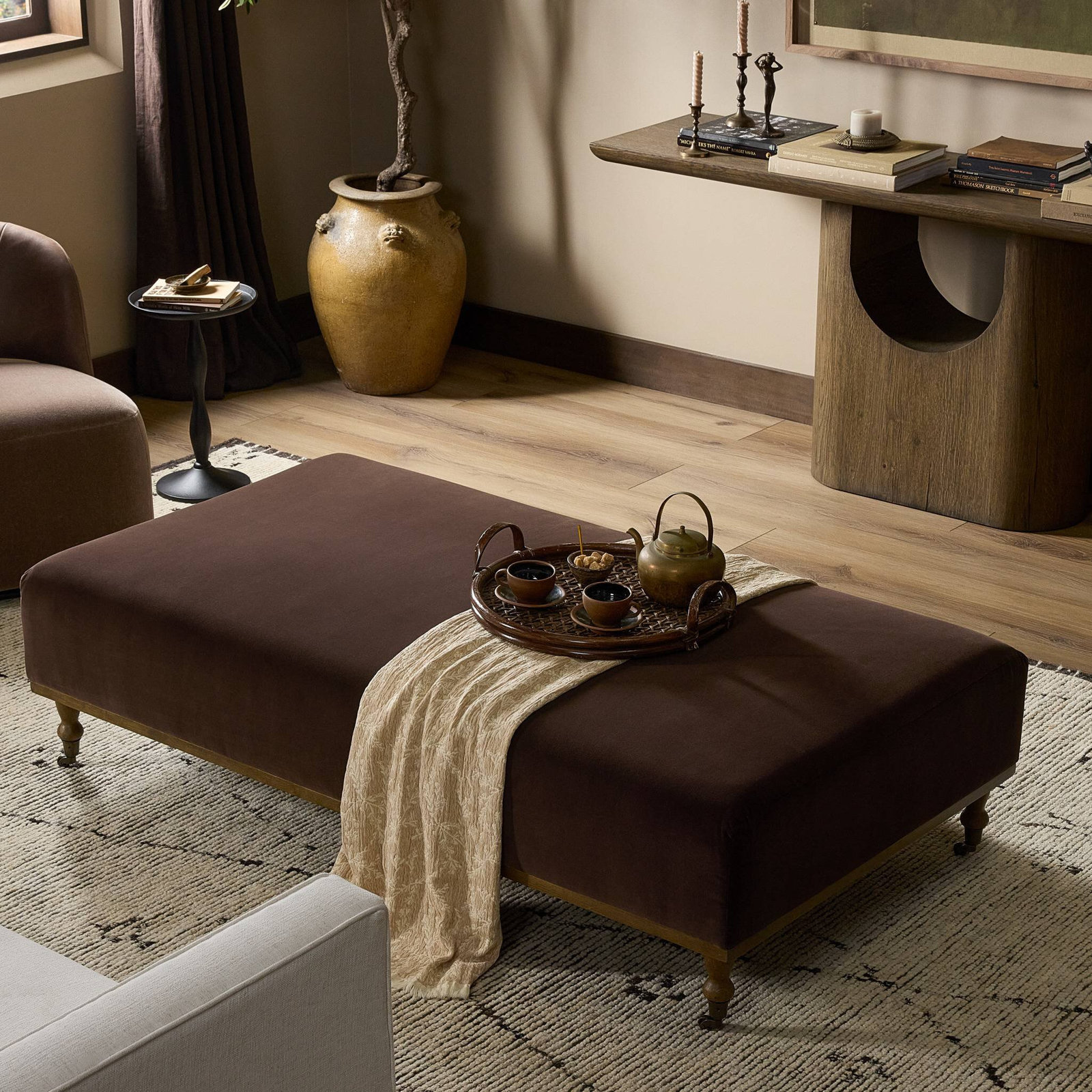 Tenby 65" Cocktail Ottoman