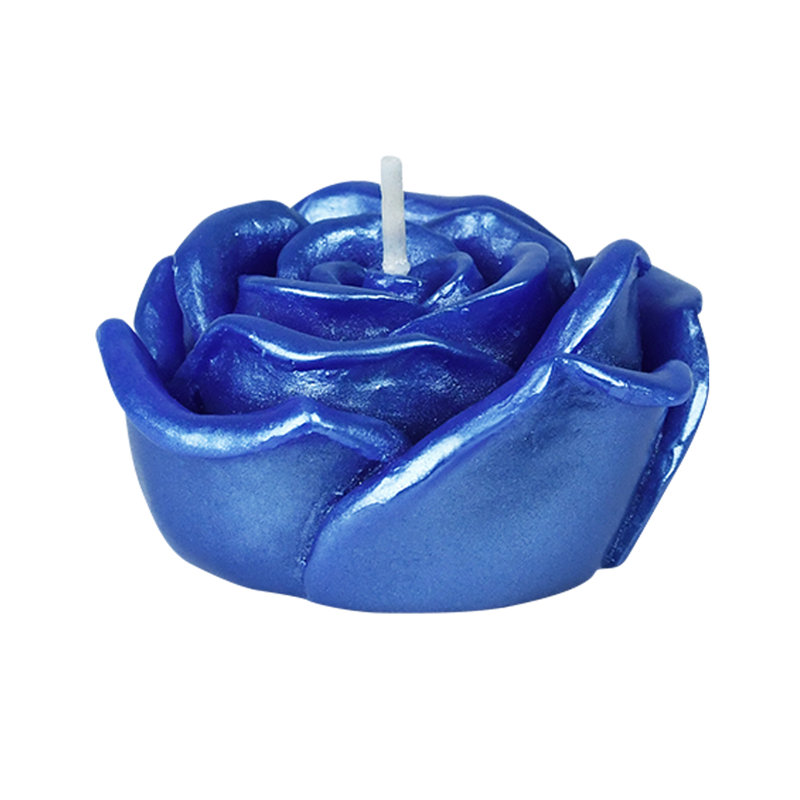 Bougie flottante rose non parfumée, Bleu, Ensemble de 144