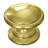 Williamsburg Collection Mushroom Knob - 1-1/4 " Diameter Cabinet Knob Polished Brass - Farmhouse Hardware for Drawers & Cabinets-9114101