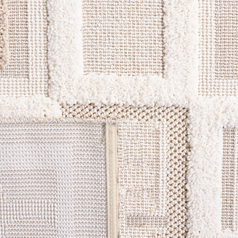 Tapis beige / ivoire Trends 108, Carré 6 pi 7 po