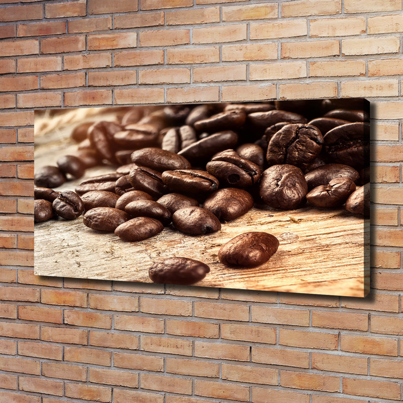 Coffee Beans - Wrapped Canvas Print
