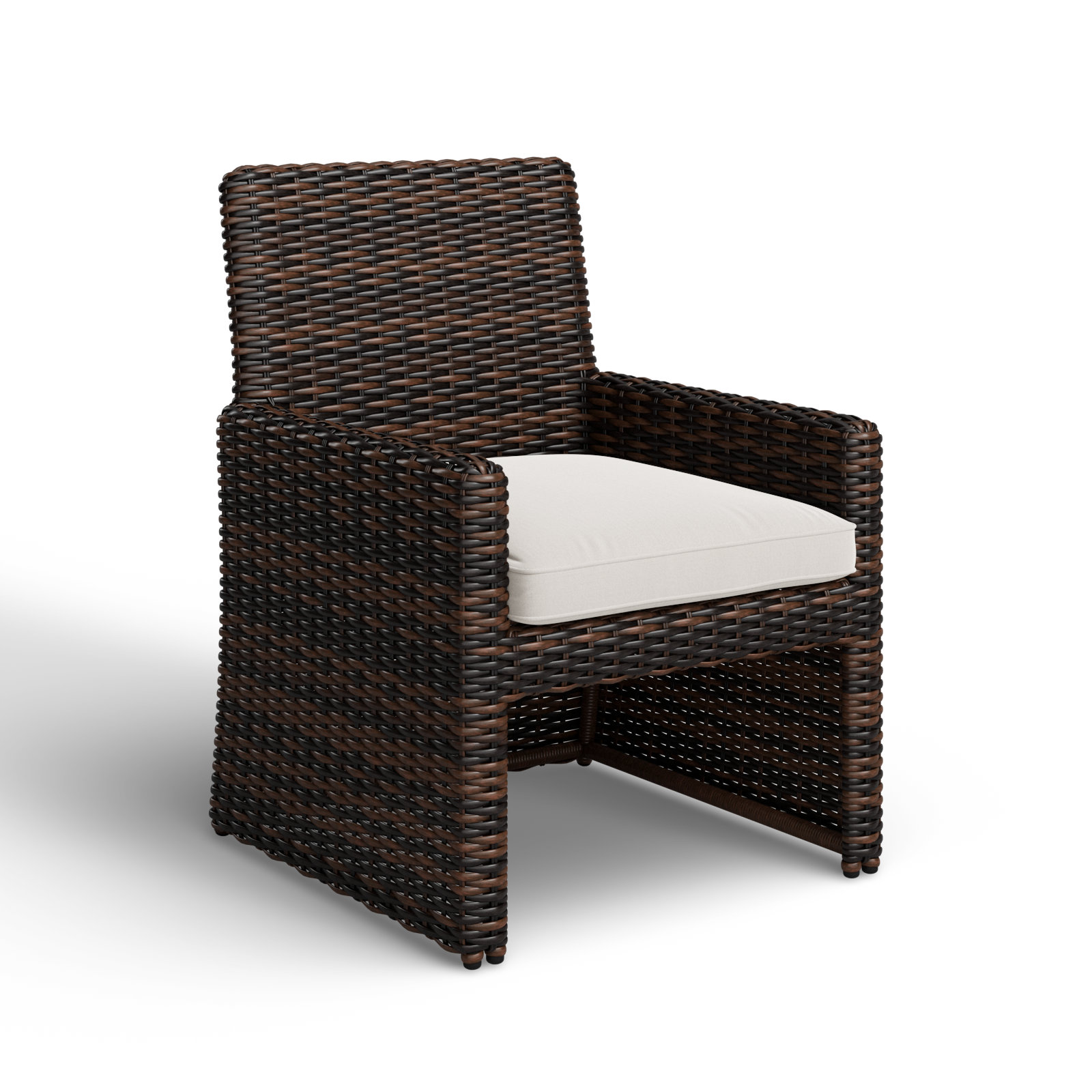 Naomie Patio Dining Chair with Sunbrella® Cushion, Canvas Flax Sunbrella® Canvas
