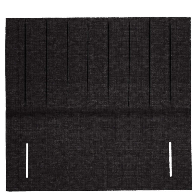 Marita Upholstered Headboard, Small Double, Slate Grey, 100% Linen