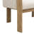 Kellan 48.5" Mid-Century Modern Upholstered Loveseat with Solid Rubberwood Frame and Track Arms-1033954913