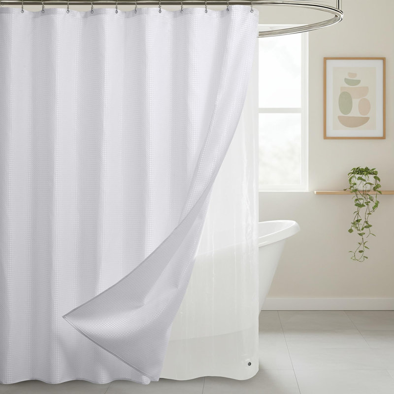 Rideau de douche, Blanc