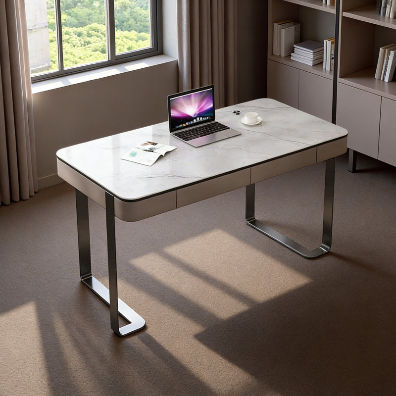 Bureau haut de gamme élégant, H 29,52 po x l 62,99 po x P 23,62 po